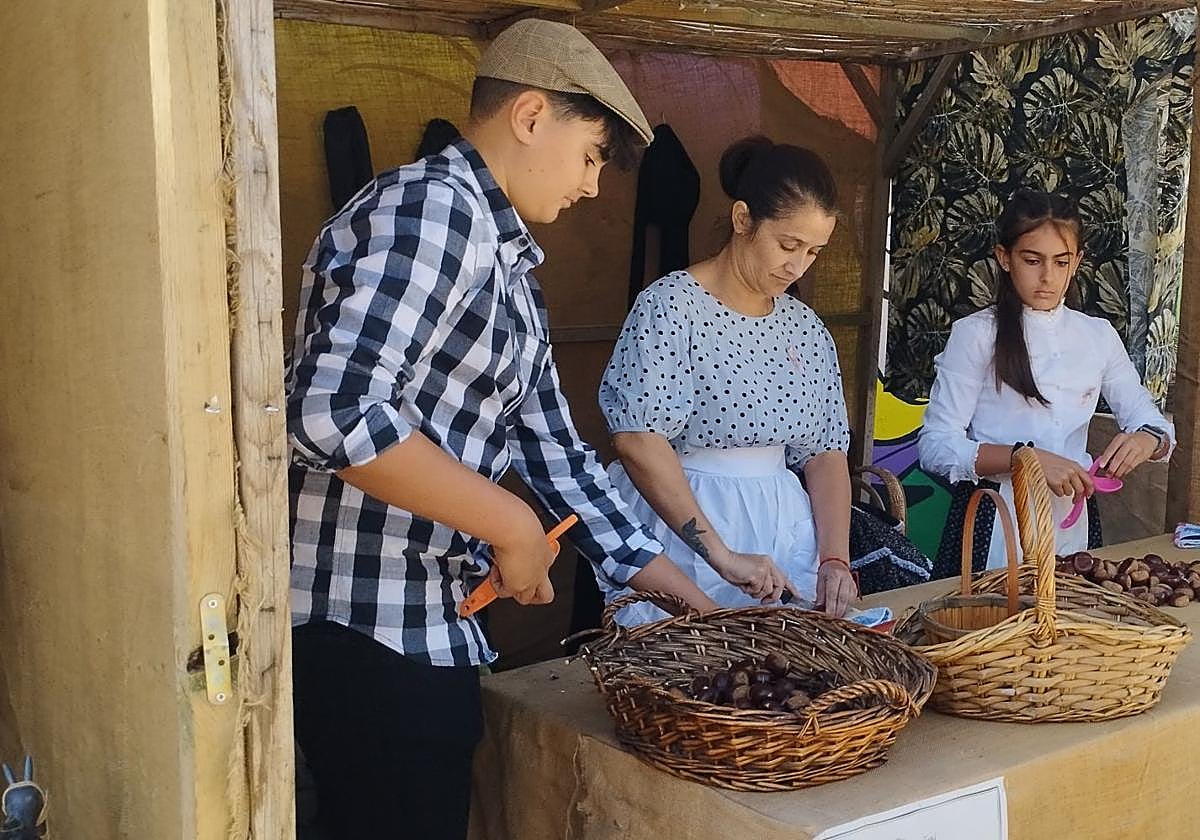 Un momento de la feria celebrada en Villanueva de Duero.