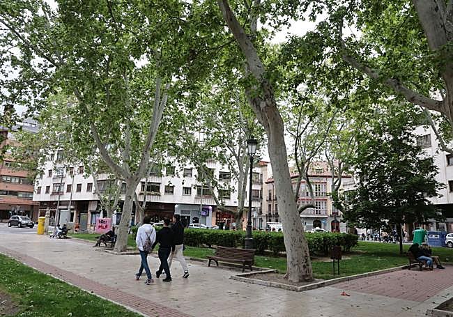 Plaza de la ciudad de Valladolid.