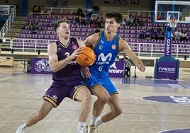Ice Haney entra a canasta, en el partido ante el Movistar Estudiantes.