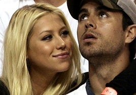 Anna Kournikova junto a Enrique Iglesias, en una imagen de archivo.