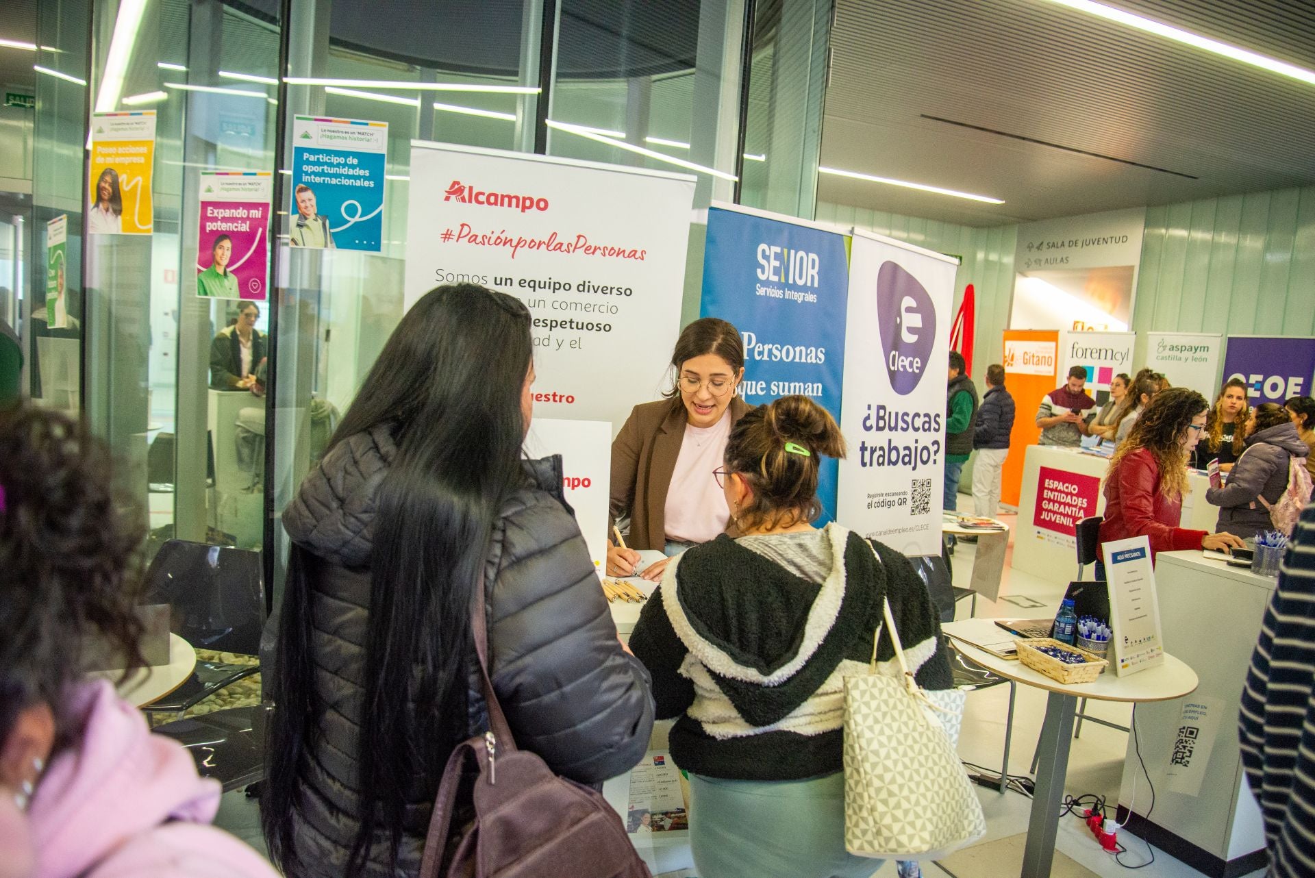 Así ha transcurrido la Feria de Empleo de Palencia