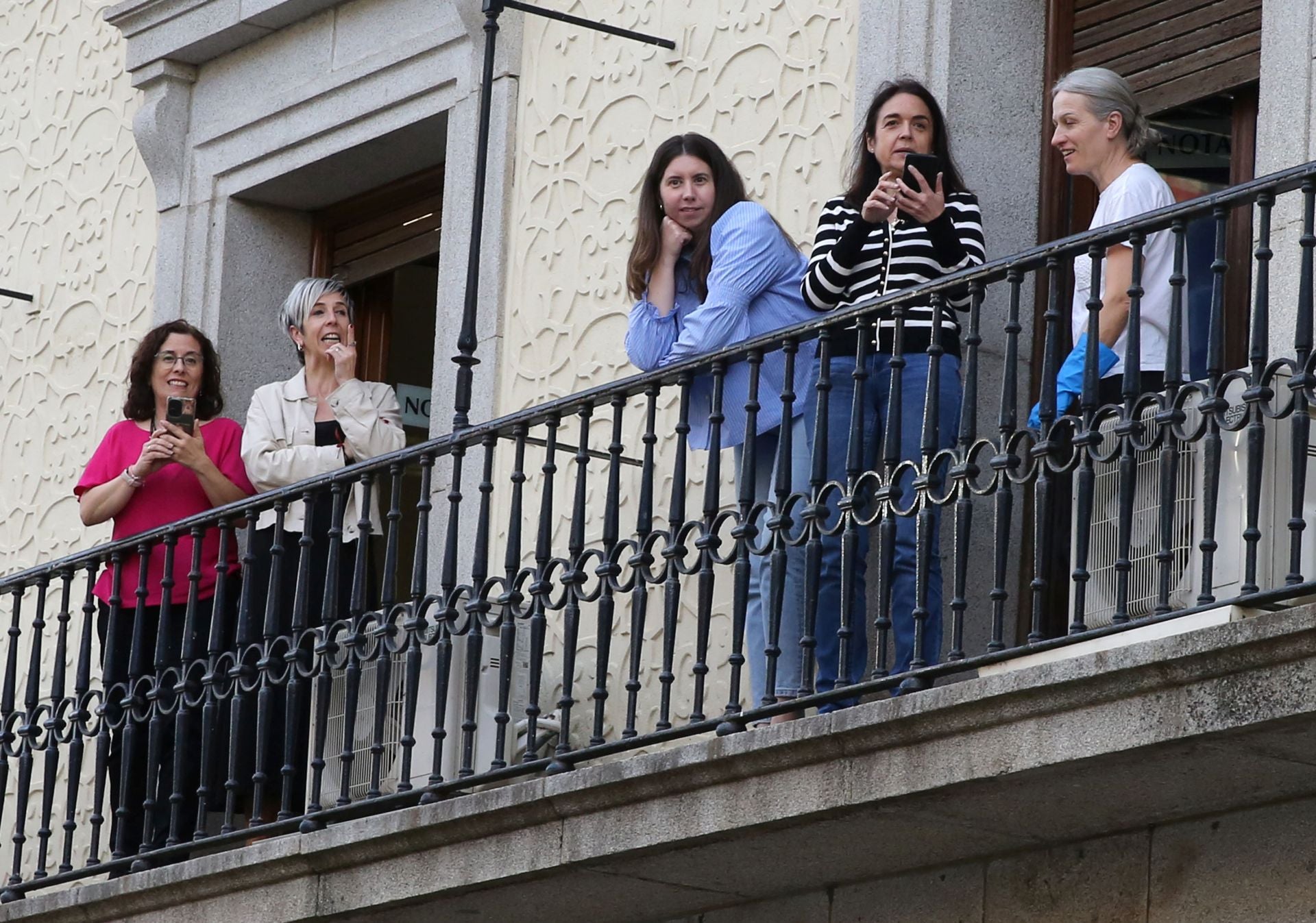 La visita de Abascal a Segovia, en imágenes