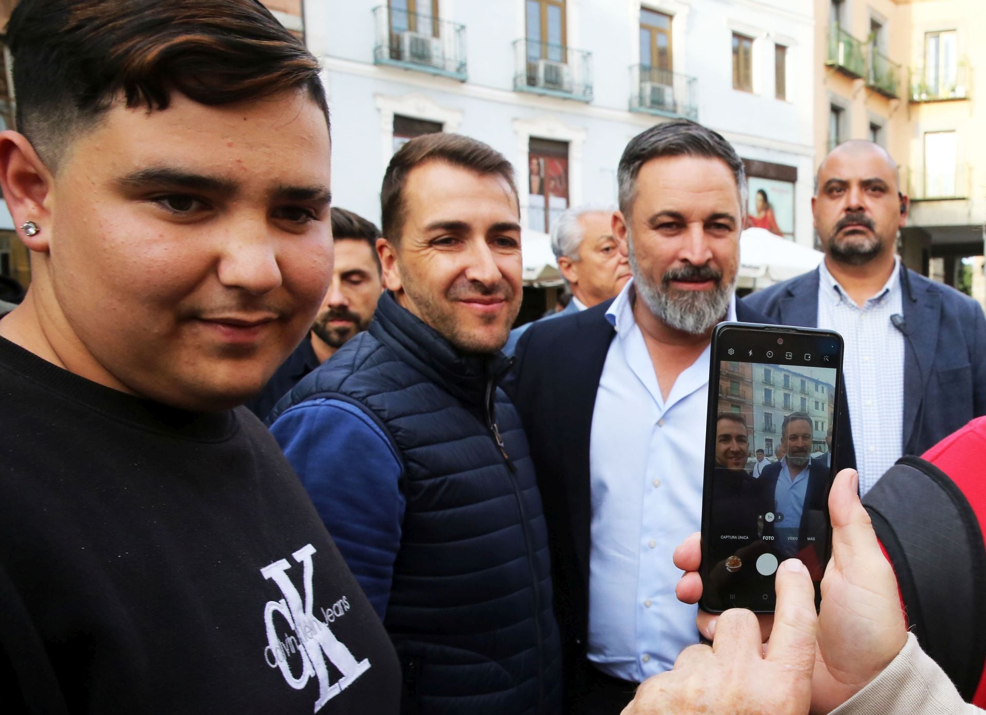 La visita de Abascal a Segovia, en imágenes
