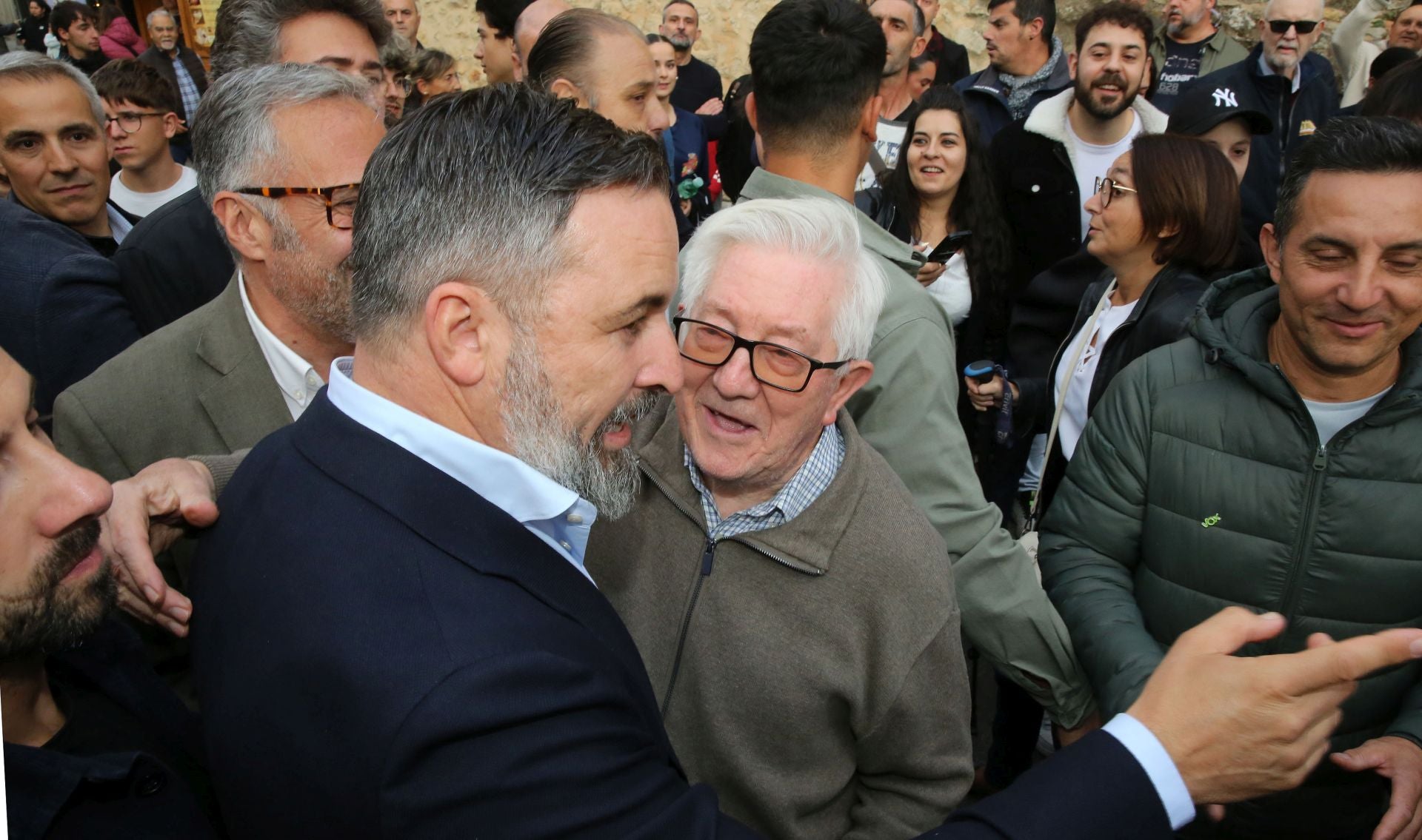 La visita de Abascal a Segovia, en imágenes
