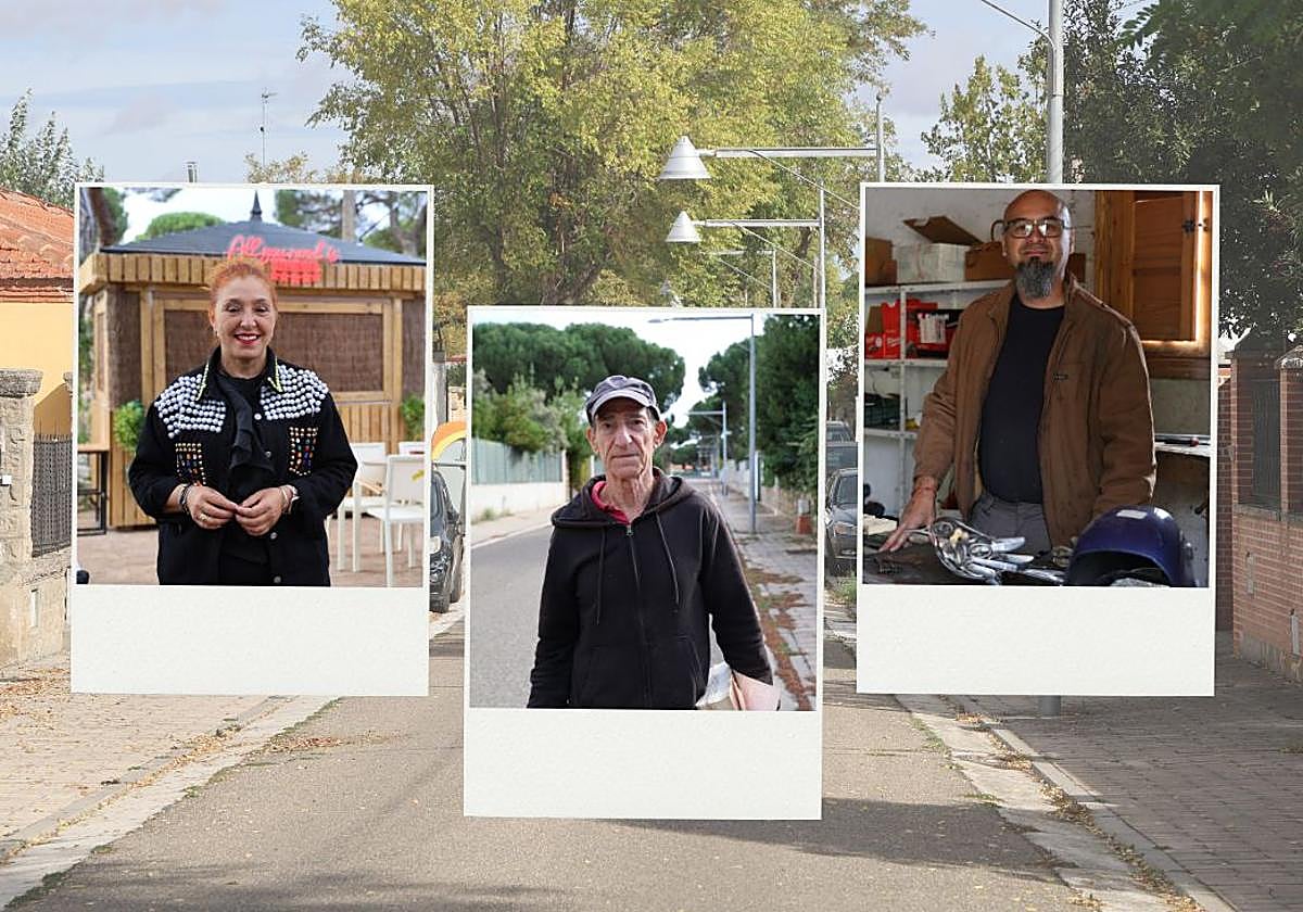 Vecinos y comerciantes del Pinar de Antequera.