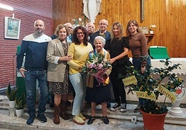 Nemesia Zamora Carretero ha celebrado este miércoles sus 100 años rodeada de familiares.