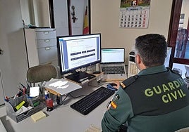 Un agente de la Guardia Civil.