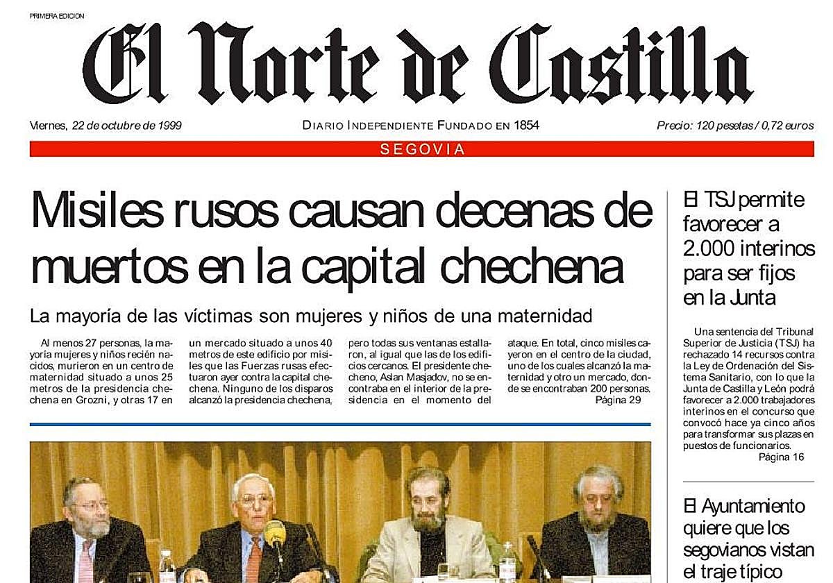 Misiles rusos causan decenas de muertos en la capital chechena