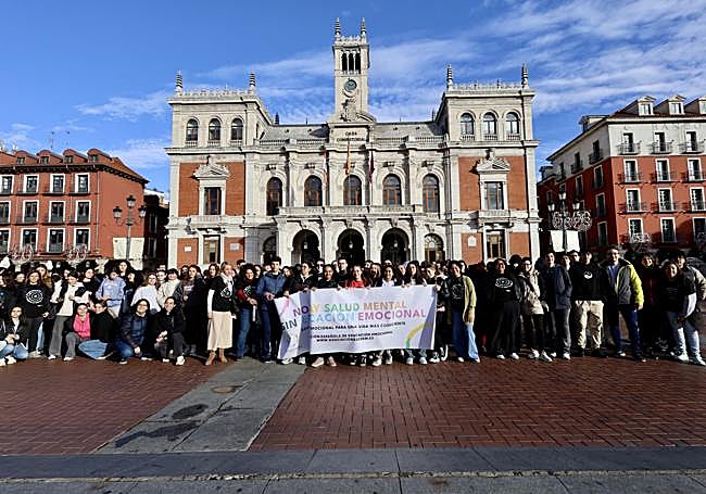 En la Plaza Mayor se hicieron una foto de familia