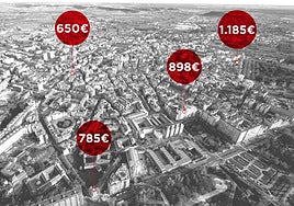 Alquileres disparados en Valladolid: en La Rondilla y Circular es donde más suben en relación con los ingresos de sus vecinos