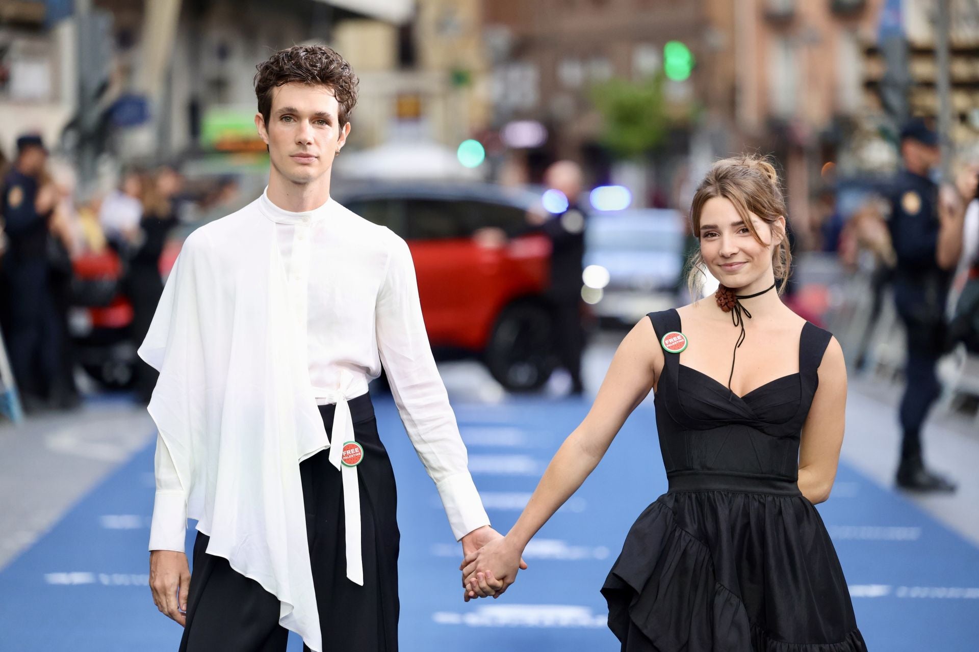 El actor Diego Garisa y la actriz Julia Martínez, de la película 'Subsuelo'.