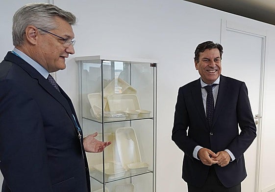 Inauguración de las nuevas instalaciones de PackBenefit en Valladolid, este viernes.