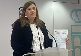 Clara Martín, durante su comparecencia de este jueves.