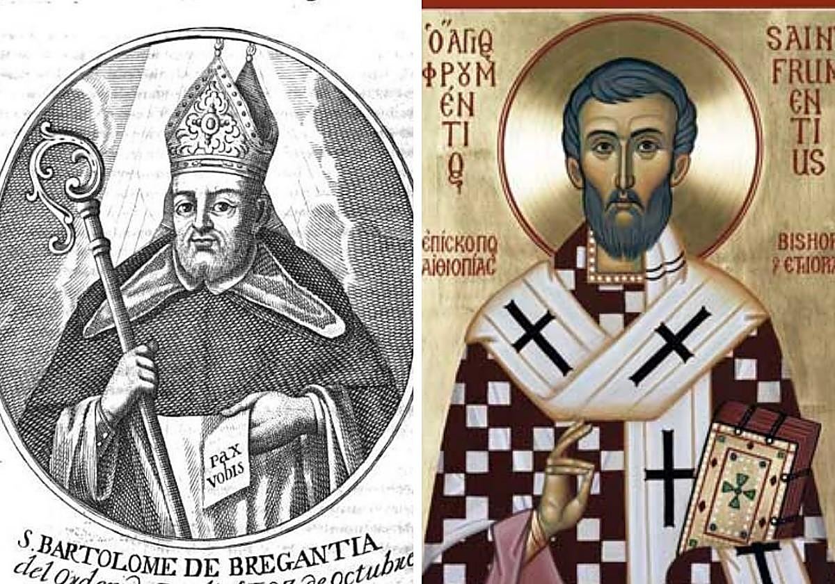 San Bartolomé de Bregantia y San Frumencio de Etiopía.