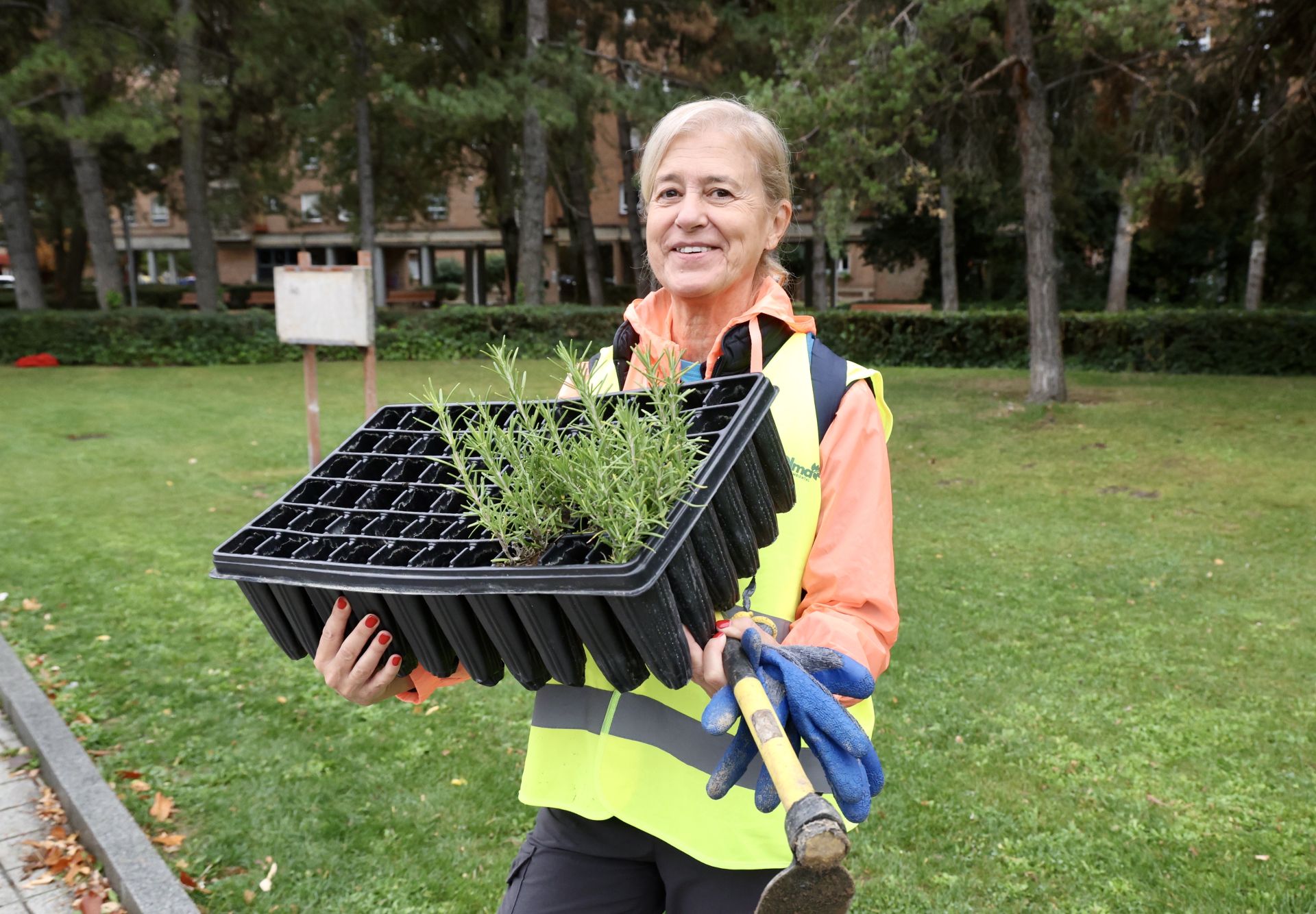 Las imágenes de la plantación solidaria con motivo del Día de las Personas sin Hogar