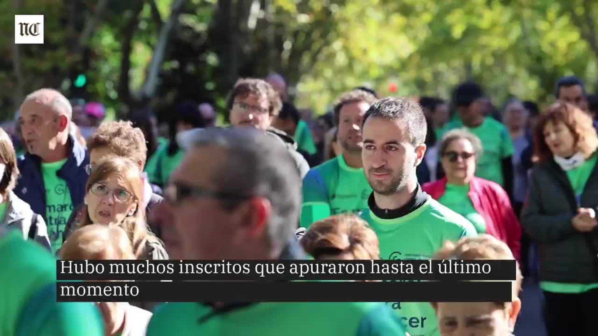 La XIV Marcha Contra el Cáncer toma Valladolid con más de 53.000 andarines
