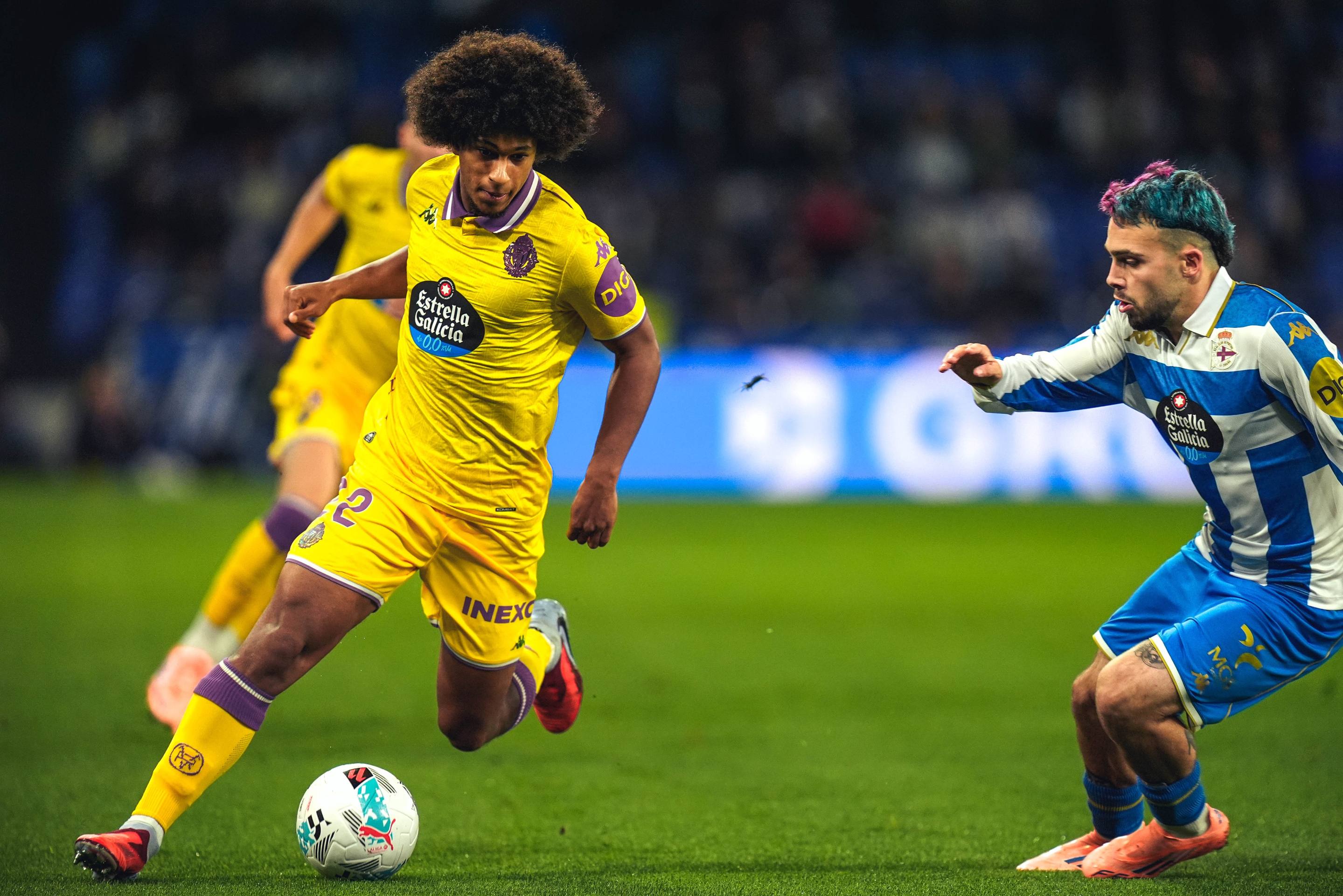 El empate del Pucela en Riazor, en imágenes