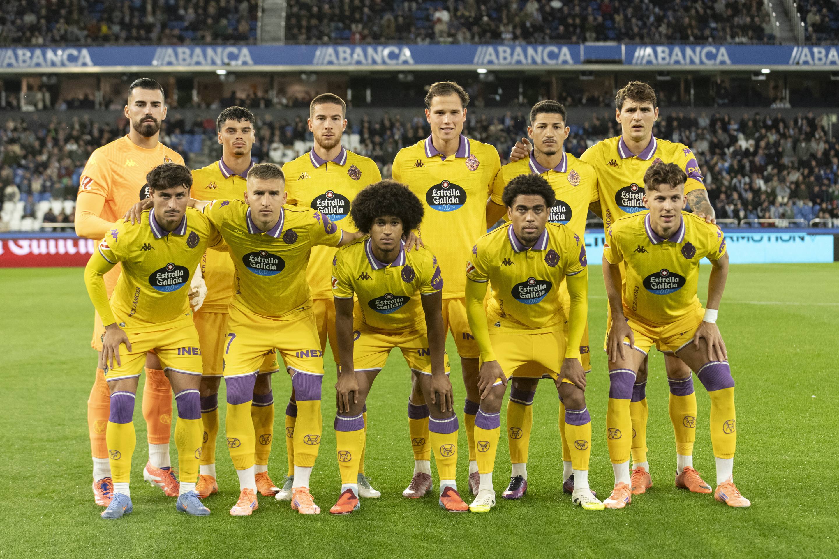 El empate del Pucela en Riazor, en imágenes