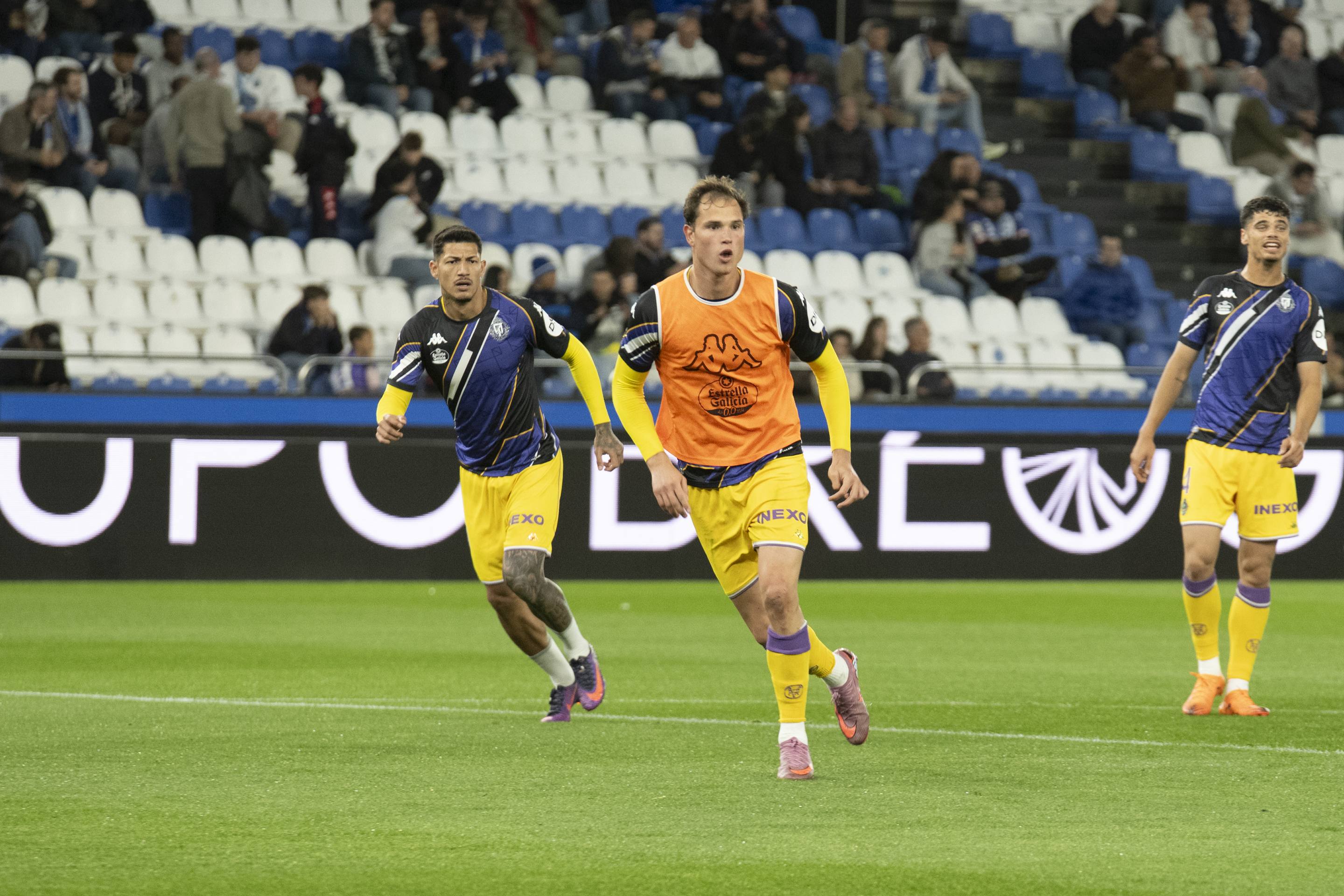 El empate del Pucela en Riazor, en imágenes