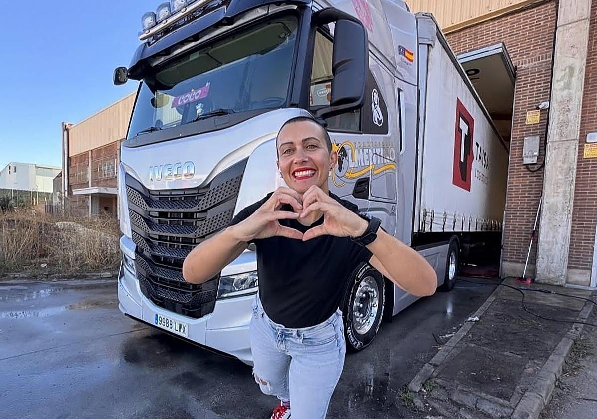 Oti Cabadas, la camionera e 'influencer' gallega fallecida el domingo.