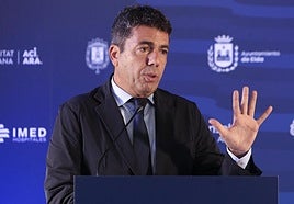 El president de la Generalitat valenciana, Carlos Mazón.