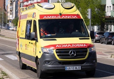 Herida una septuagenaria en una colisión entre dos turismos en la A-62 en Tordesillas