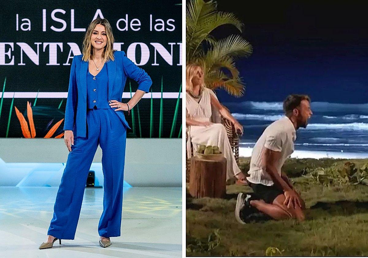 A la izquierda, Sandra Barneda, presentadora del programa. A la derecha, Montoya, uno de los participantes que más dio de qué hablar en la última edición.