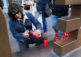 Imágenes del homenaje este martes de los familiares y amigos de los mineros fallecidos en la Hullera Vasco Leonesa