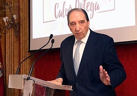 Rafael Calvo Ortega, el día que recibió el premio especial del jurado de la Diputación (2018).