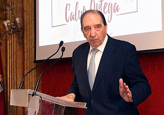 Rafael Calvo Ortega, el día que recibió el premio especial del jurado de la Diputación (2018).