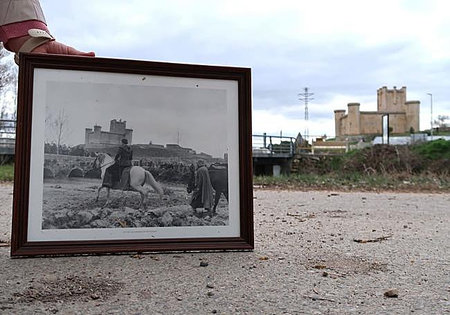 Una de las escenas de 'El Cid', en Torrelobatón.