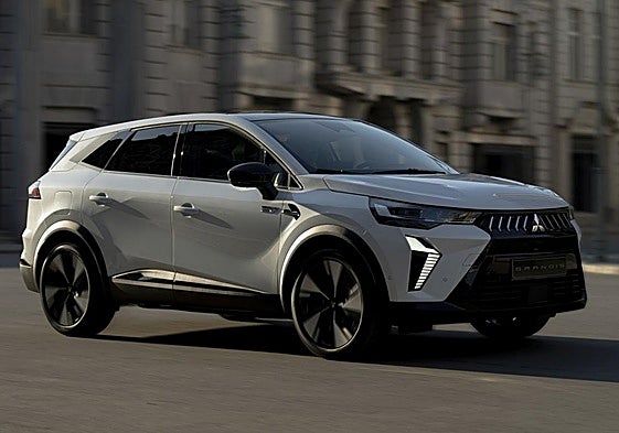 Imagen promocional del nuevo Mitsubishi Grandis, que se monta en Valladolid.