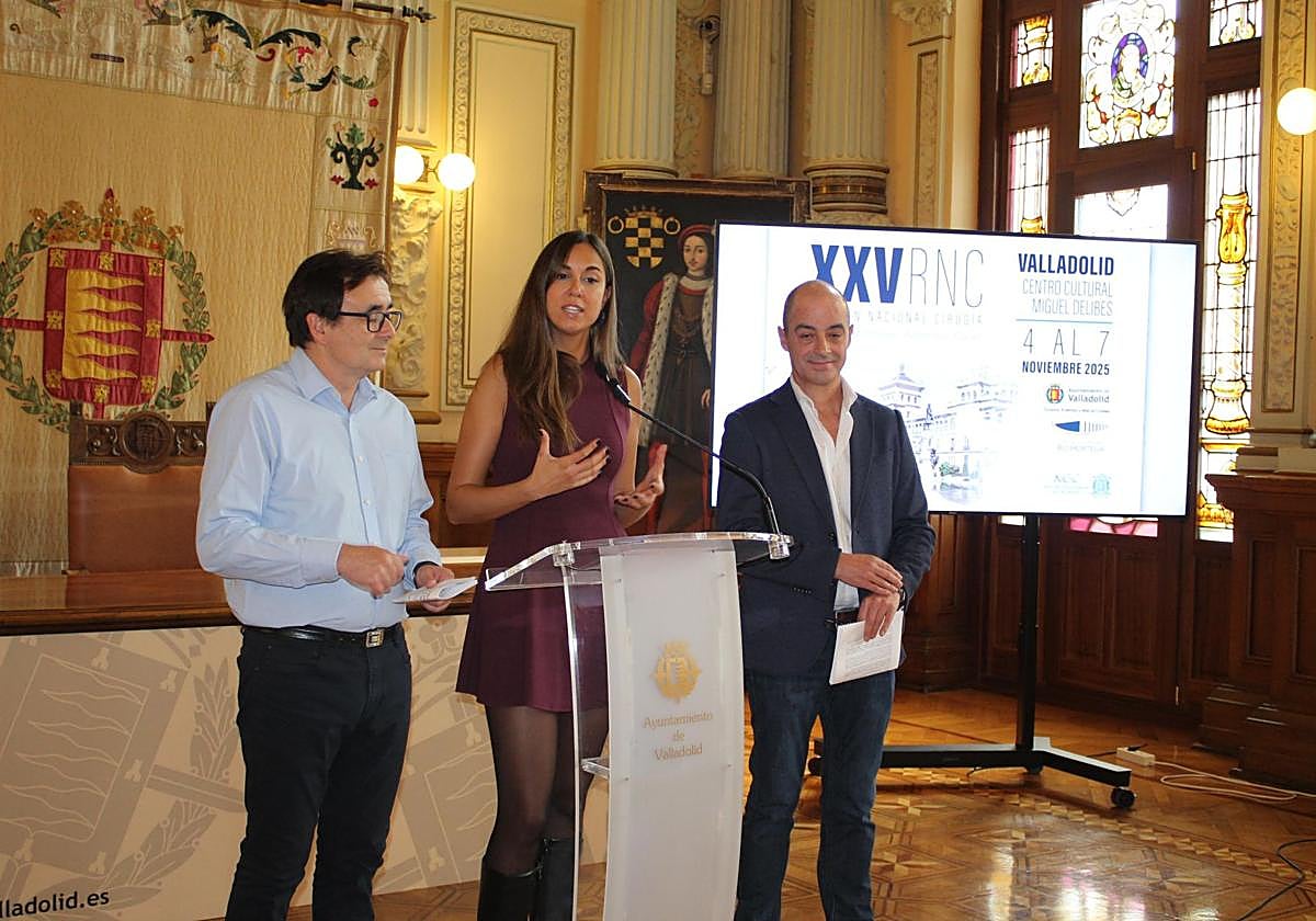 Presentación de la XXV Reunión Nacional de Cirugía, este miércoles.