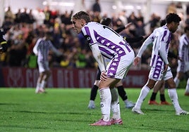 Imágenes de la humillante derrota del Real Valladolid este miércoles ante el Portugalete