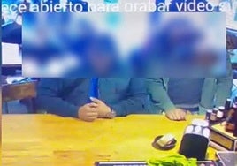 Imágenes de la cámara de seguridad en La Bonita.