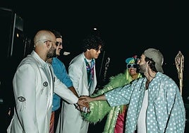 Bomba Estéreo en un concierto.