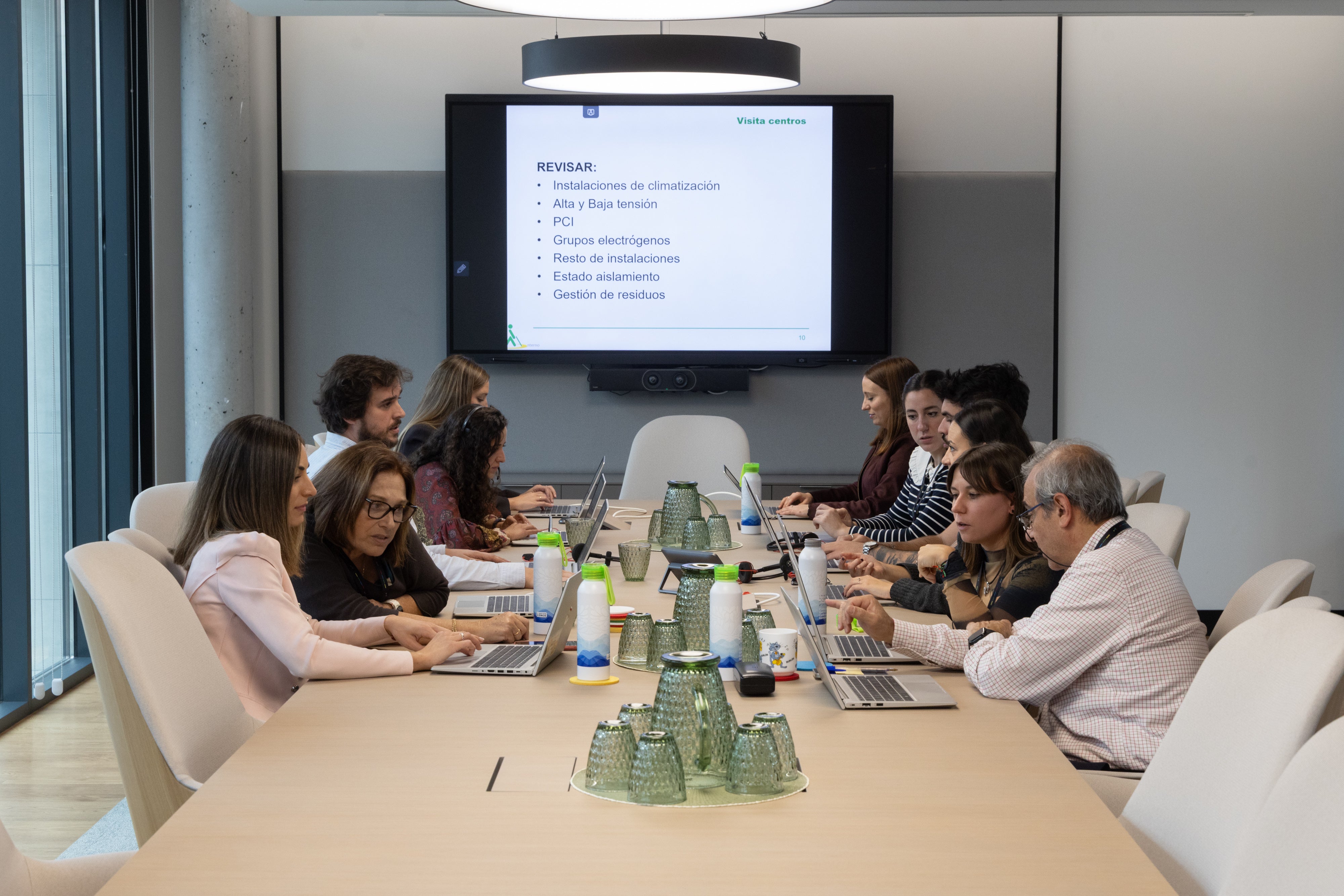 La nueva sala de reuniones de la ONCE.