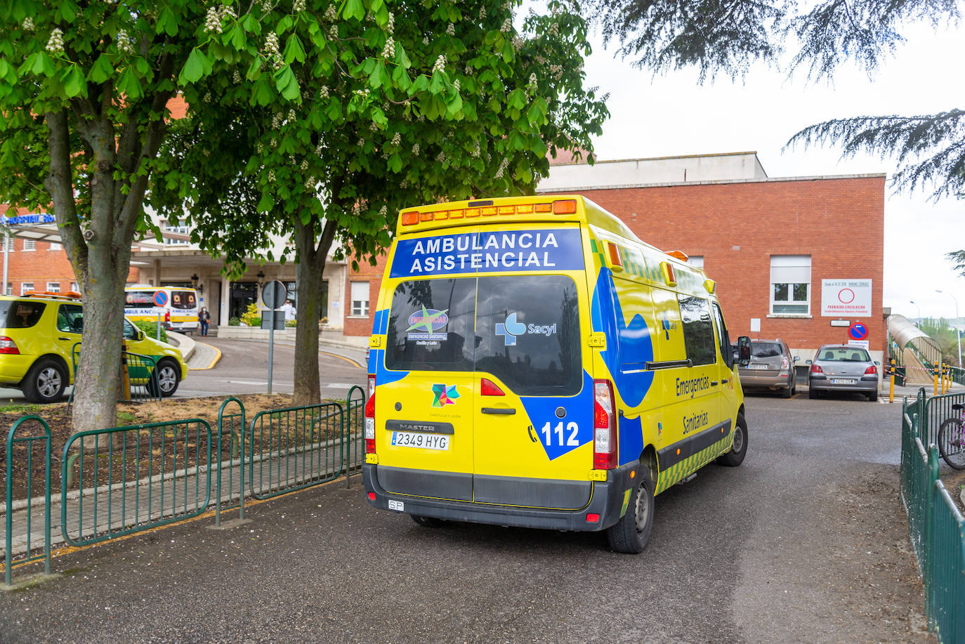 Dos heridos en una colisión por alcance en Herrera de Pisuerga