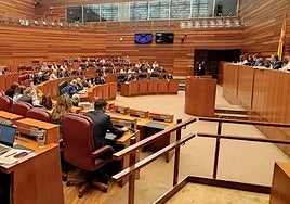 Cortes de Castilla y León en una imagen de archivo.