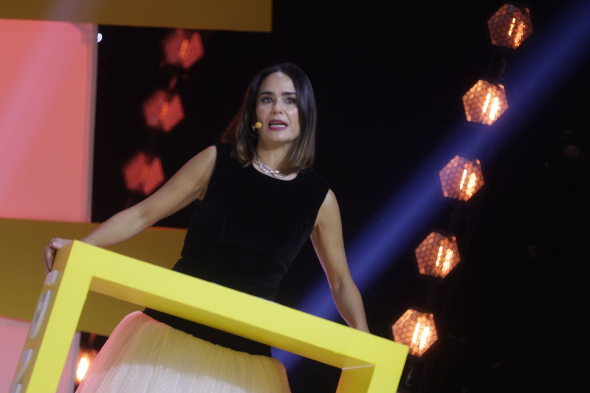 La presentadora de la gala Elena Sánchez.