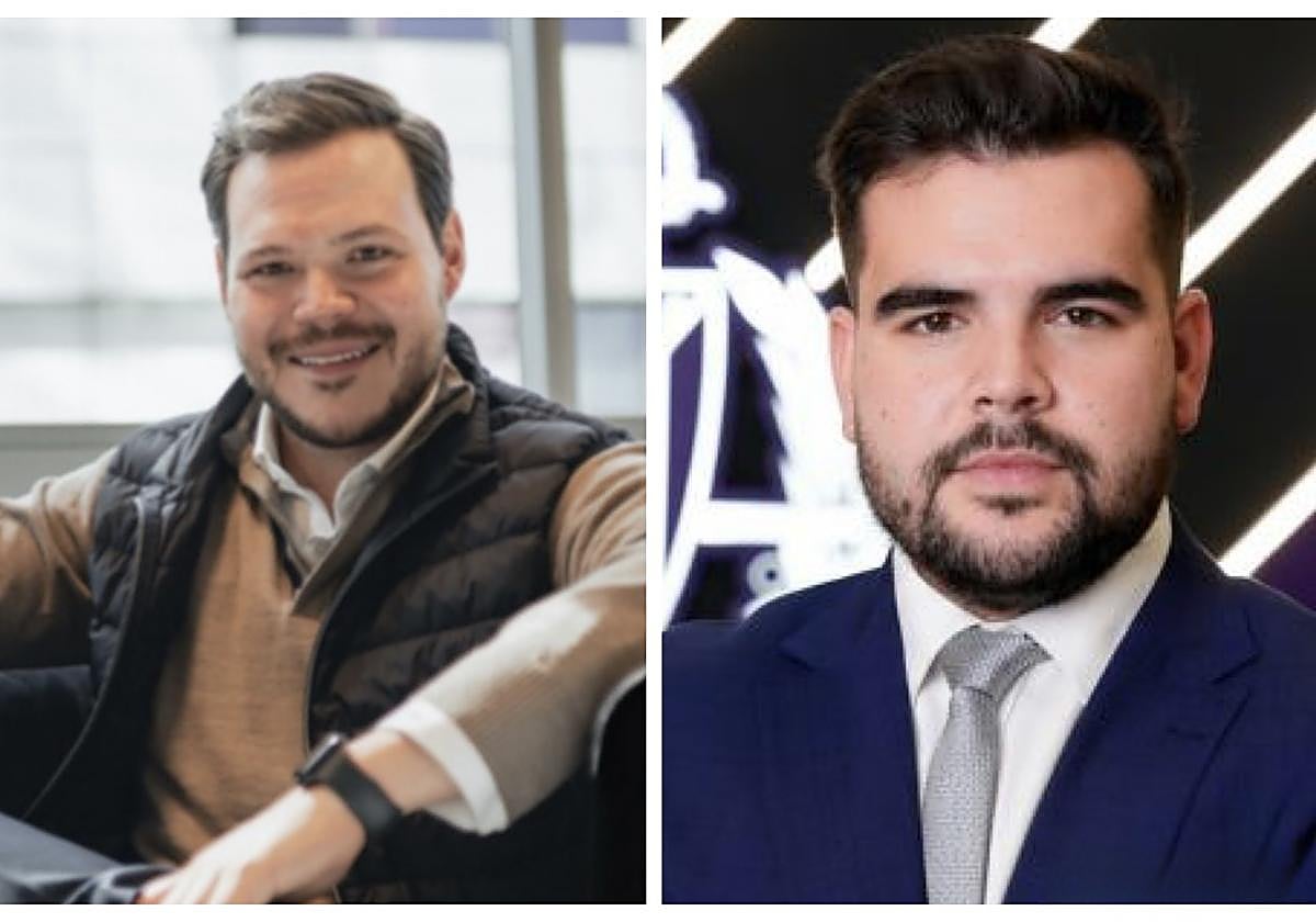 Jordi Romagosa (izquierda) y Fernando González Velasco, nuevos directivos del Real Valladolid