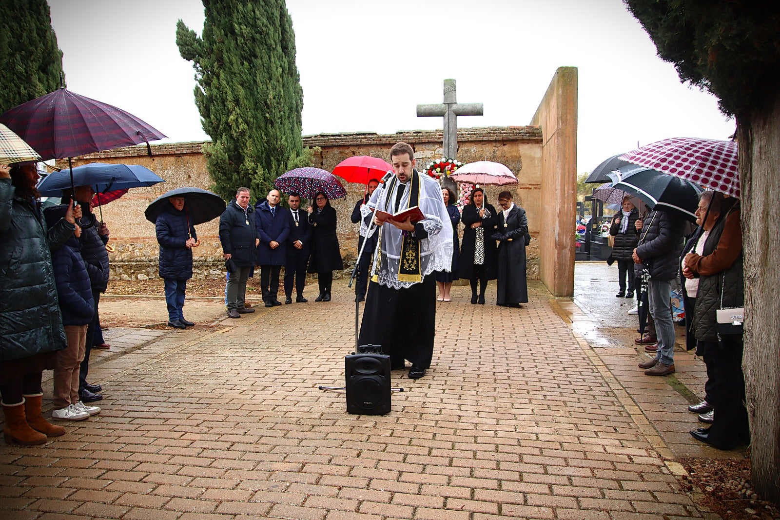 El emotivo recuerdo de los difuntos
