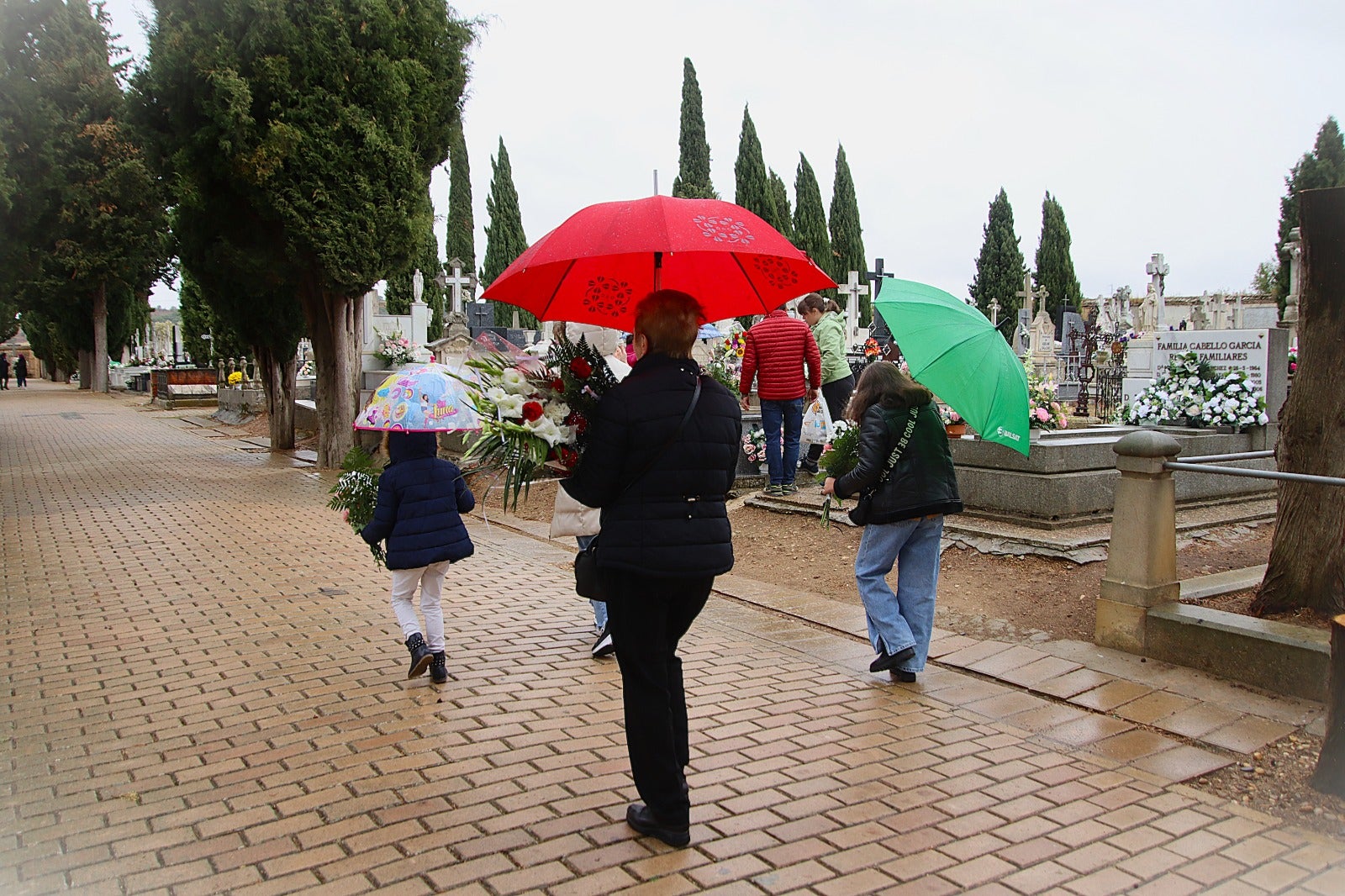 El emotivo recuerdo de los difuntos