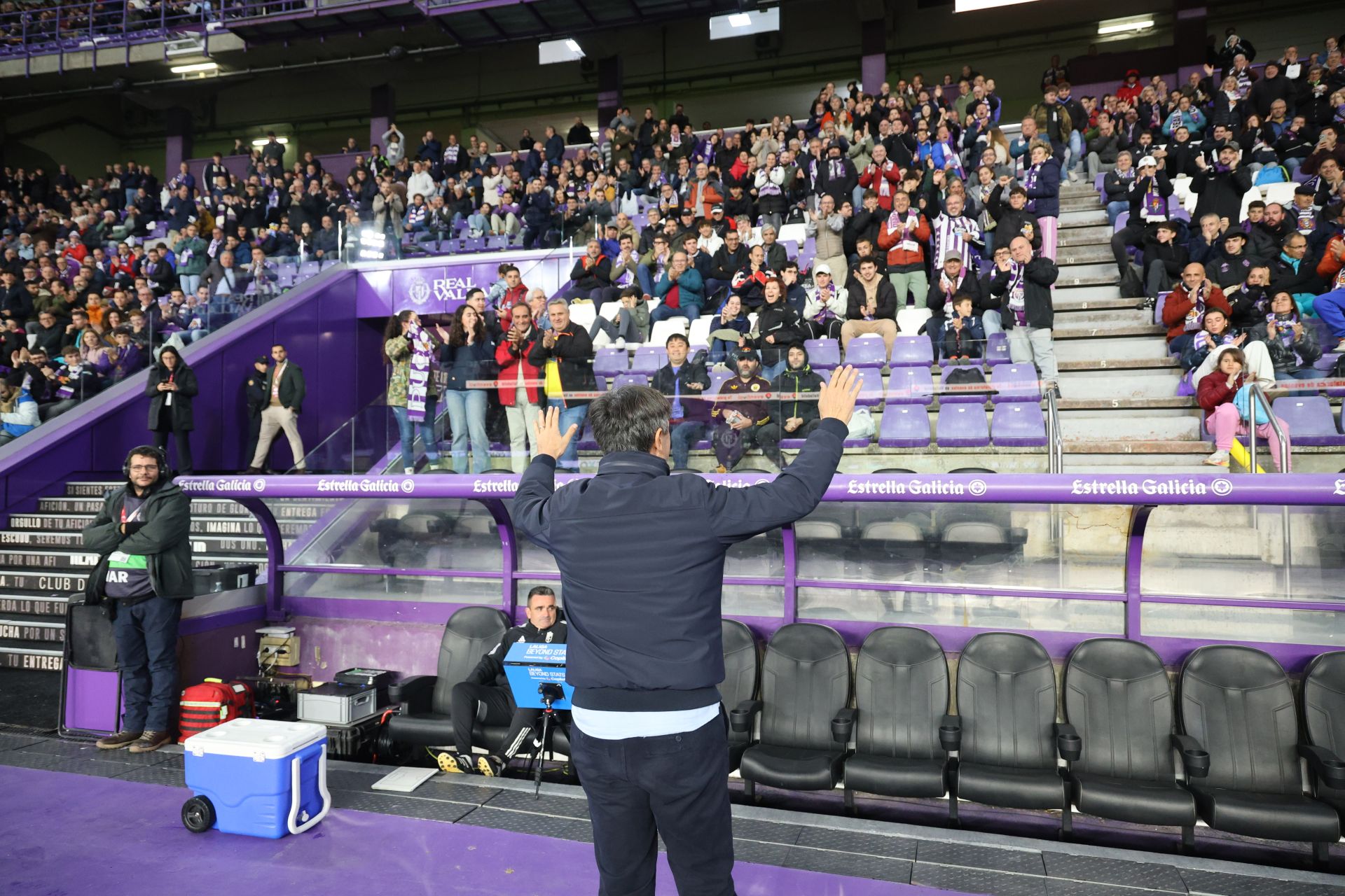 Las imágenes del partido entre el Real Valladolid y el Granada