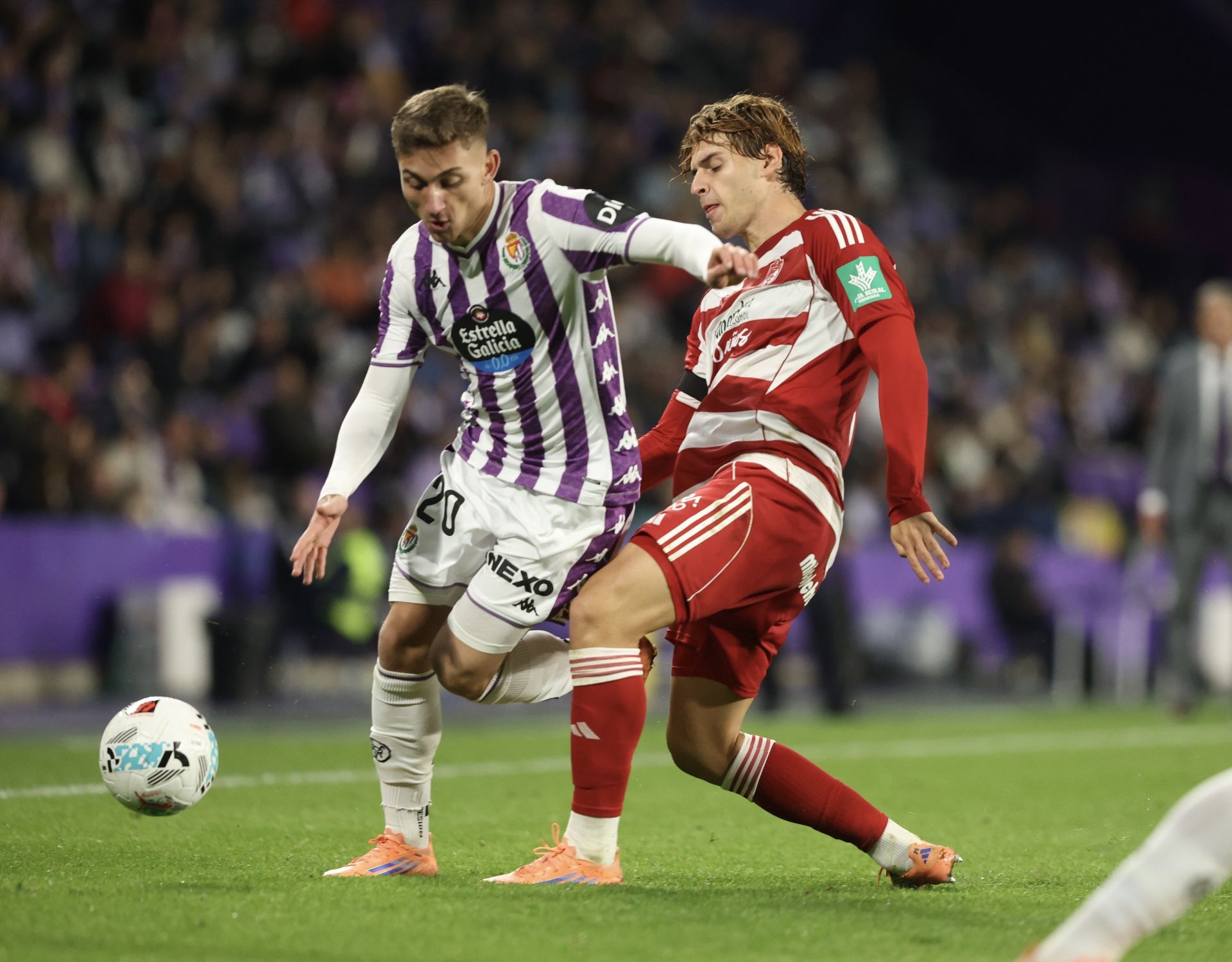 Las imágenes del partido entre el Real Valladolid y el Granada