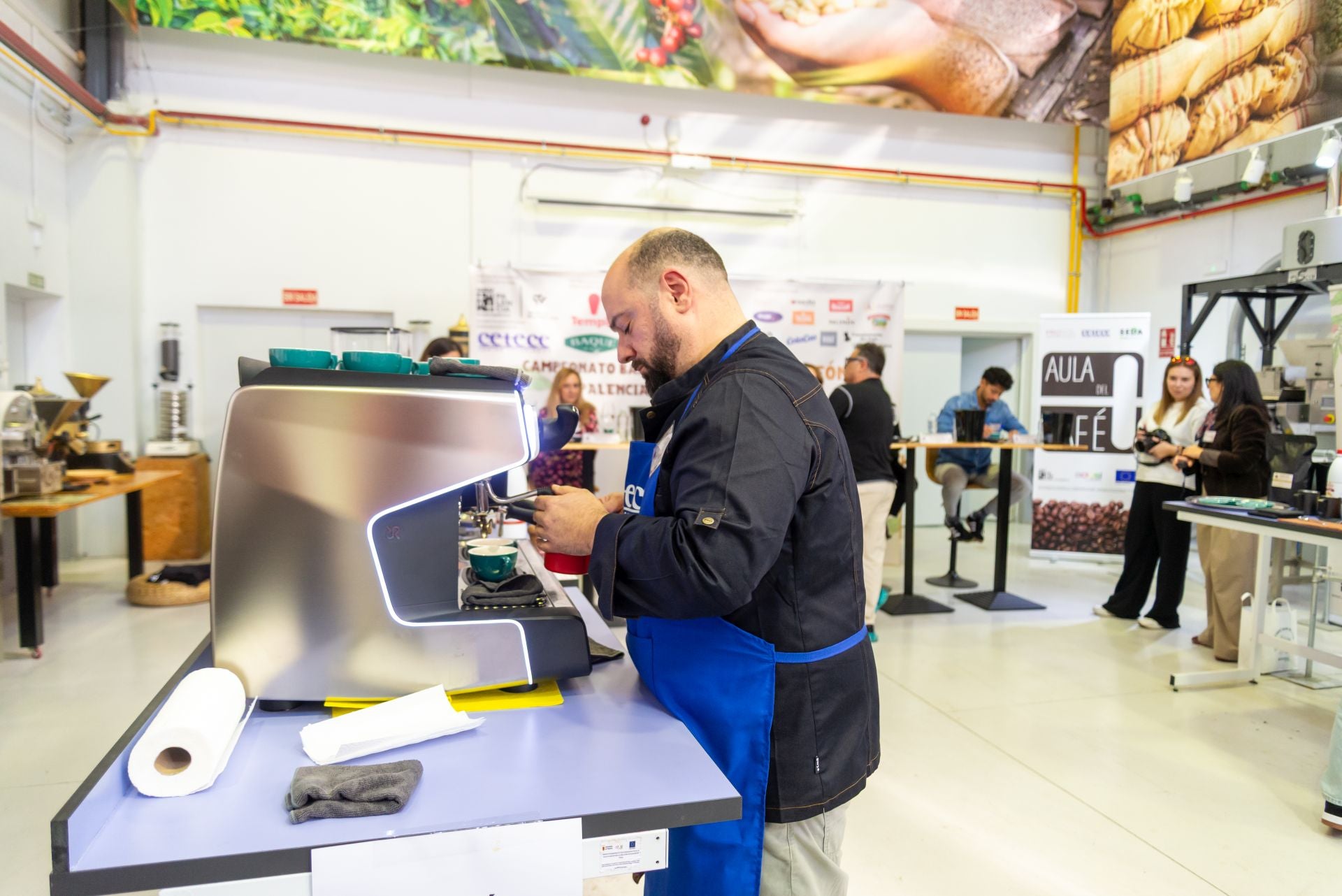 El aroma del café de campeonato
