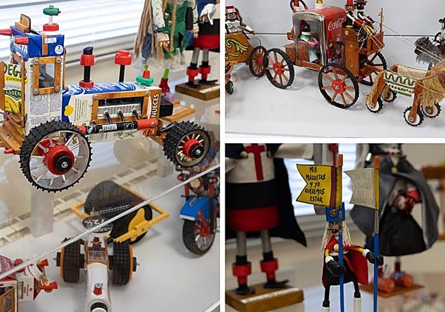 Detalles de algunas de las mauetas