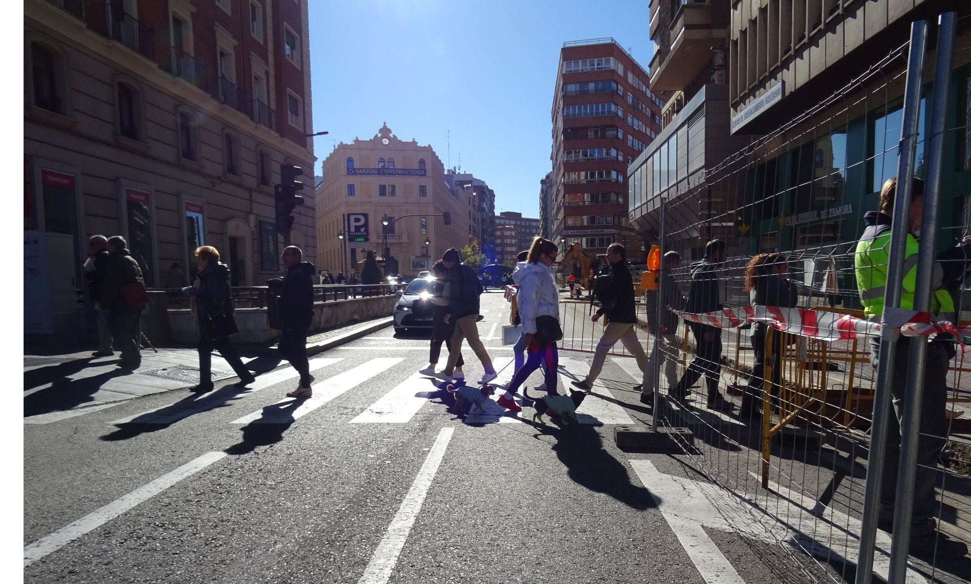 Las imágenes del final de las obras en la calle Gamazo de Valladolid