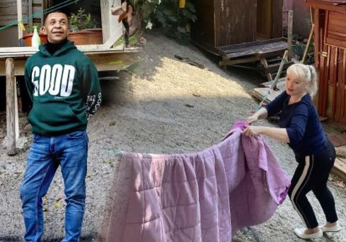 El profesor de baile Lawrence De Maeyer junto a su mujer.