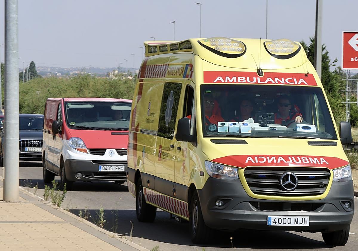 Una ambulancia en una imagen de archivo.